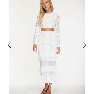 Nightcap Plumeria Lace Set